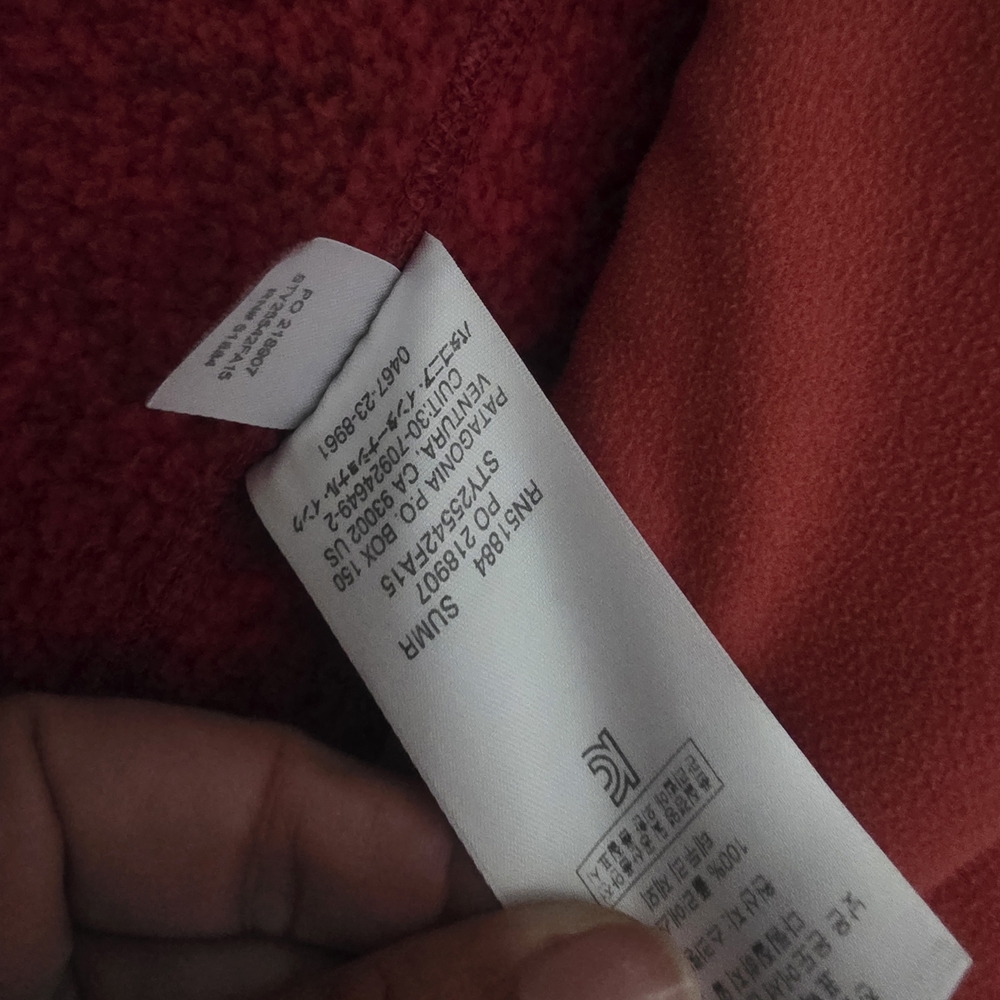 Patagonia Women's Red Fleece Jacket - Picture 12 of 13